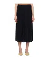 Baserange Pleated Skirt In Black