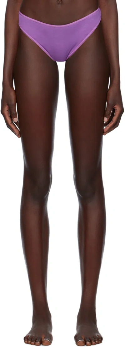 Baserange Purple Enna Thongs In Old Purple