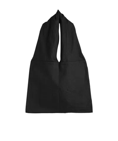 Baserange Rectangular Shoulder Bag In Black