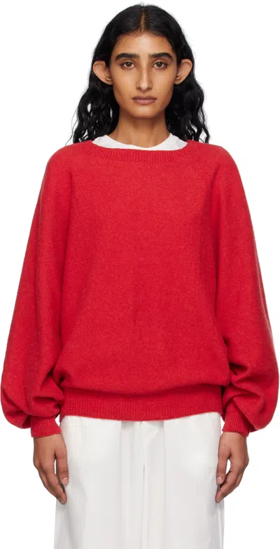 BASERANGE RED SOAR PURL SWEATER