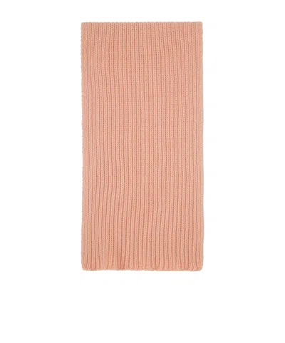 Baserange Pink Rib Scarf In Pink Fa