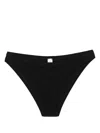 Shop Baserange Ribbed Briefs In 黑色