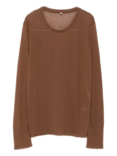 BASERANGE 圆领长袖上衣