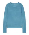 Baserange Round Neck Long-sleeved T-shirt In Blue