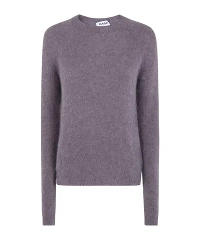 Baserange Round-neck Sweater In Gray