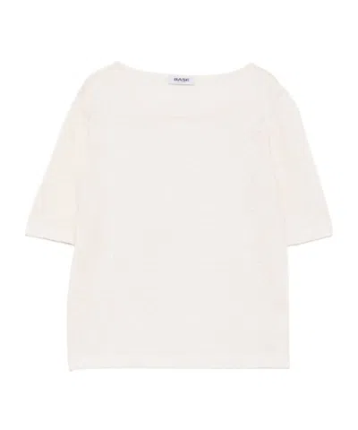 Baserange Round-neck T-shirt In White