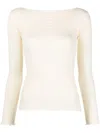 Baserange Scallop Edge Sweater In 中性色