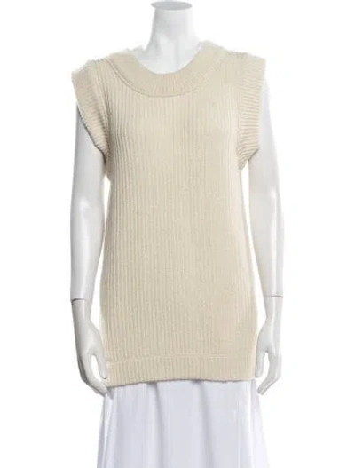 Pre-owned Baserange Scoop Neck Sweater In Neutral