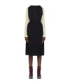 Baserange Shirred Dress In Black