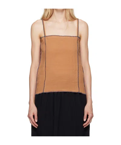 Baserange Shok Square Collar Sling In Nude
