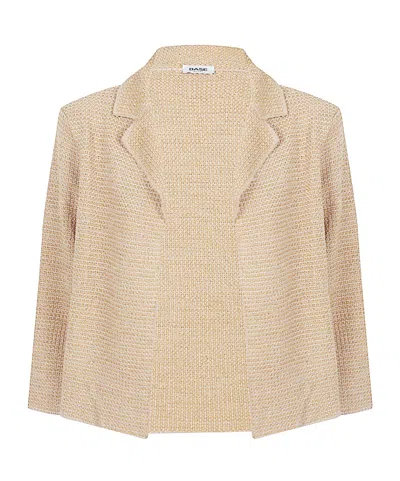 Baserange Short Jacket In Beige