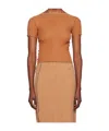 Baserange Short-sleeved T-shirt In Orange