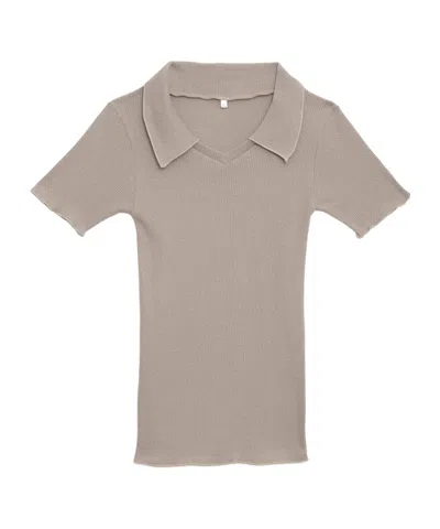 Baserange Short-sleeved Top In Brown