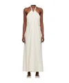 Baserange Off-white Mar Maxi Dress In White
