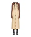 Baserange Yellow Cessa Ligo Maxi Dress In Brown