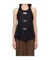 Baserange Sleeveless Vest In Black