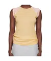 Baserange Sleeveless Vest In Yellow