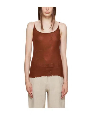 Baserange Spoon Collar Sling In Brown