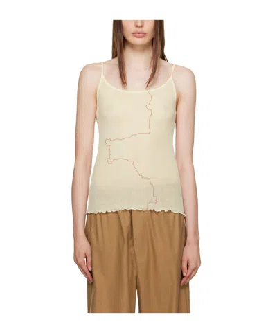 Baserange Spoon Collar Sling In Nude