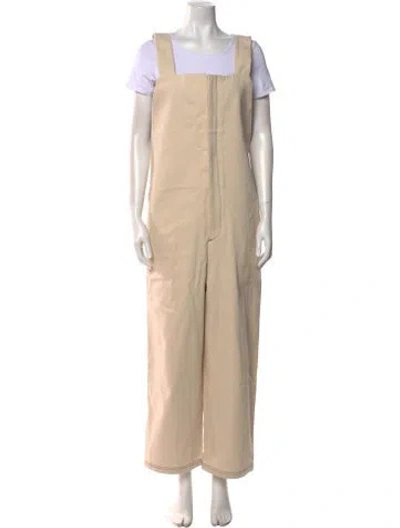 Pre-owned Baserange Square Neckline Jumpsuit W/ Tags In Neutral