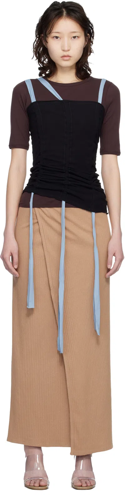 Baserange Ssense Exclusive Black Hewn Top