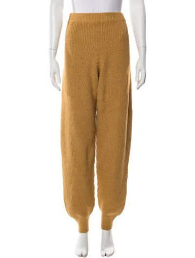 Pre-owned Baserange Straight Leg Pants In Yellow