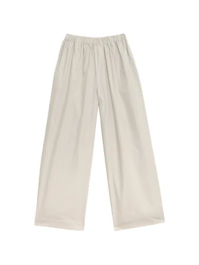 Baserange Striped Elasticated Trousers In Neutral