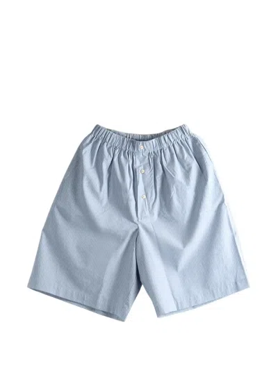 Baserange Striped Shorts In Blue