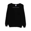 Baserange V-neck Cotton Sweater In Black