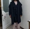 Baserange Tajo Pyrenees Cape In Navy In Blue