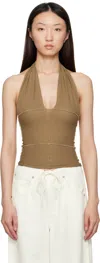 Baserange Tan Cinder Top In Brown