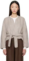 Baserange Taupe Capas Jacket