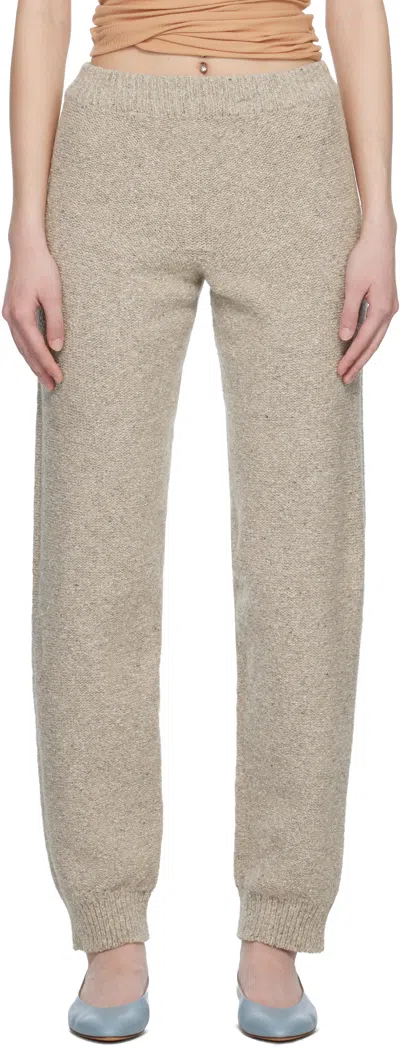 Baserange Taupe Danube Lounge Pants In Brown