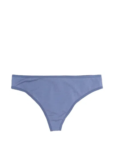 Baserange Textured Briefs In Blue