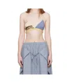 Baserange Thin-strapped Bra In Multi