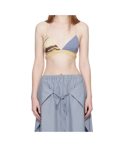 BASERANGE THIN-STRAPPED BRA