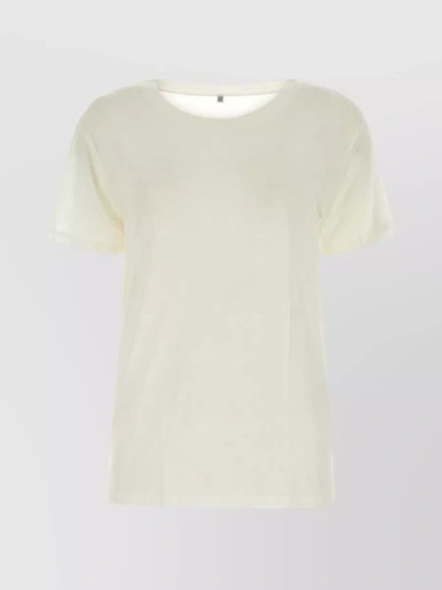 Baserange Tolo Short Sleeve Lyocell T-shirt In Cream
