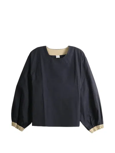 Baserange Tomo-co Long-sleeve Top In Blue