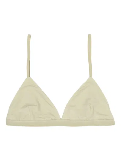 Baserange Triangle Bralette In Green