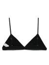 Baserange Triangle-cup Bra In 黑色