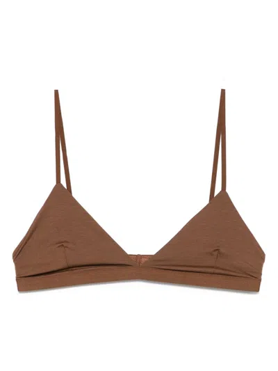 Baserange Brown Mississippi Bra In Ocular