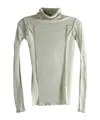 Baserange Turtleneck Knitted T-shirt In Gray
