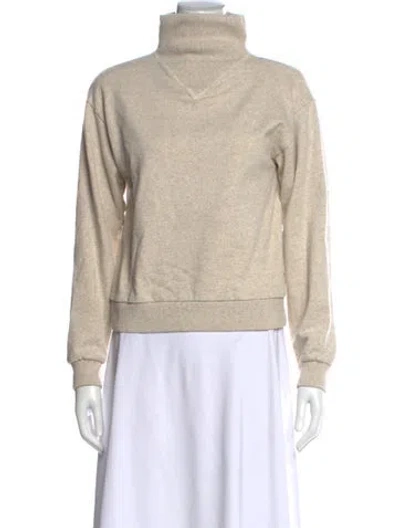 Pre-owned Baserange Turtleneck Long Sleeve Sweatshirt In Black