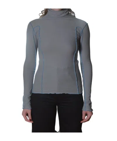 Baserange Turtleneck Pullover In Gray
