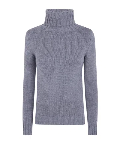 Baserange Turtleneck Sweater In Purple