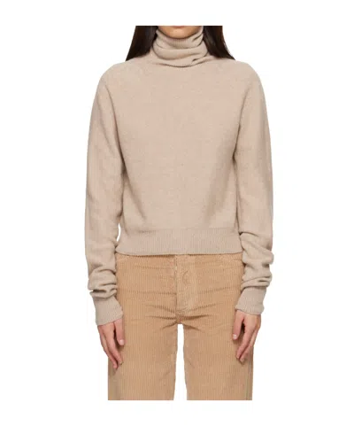 Baserange Turtleneck Sweater In Gold