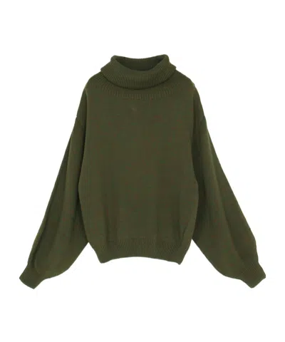 Baserange Turtleneck Sweater In Brown