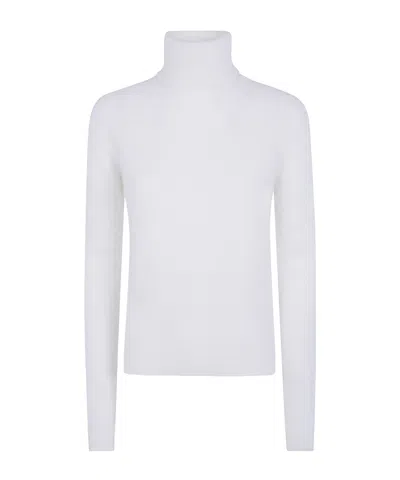 Baserange Turtleneck Sweater In White