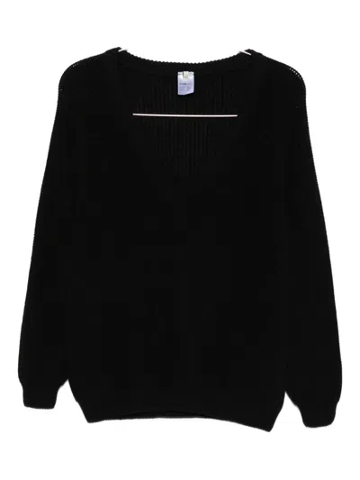 BASERANGE V-NECK COTTON SWEATER