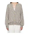Baserange V-neck Long-sleeved Sweater In Multi
